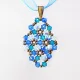 Symphony - Marissa Rhombus S-Blue Organza - 2